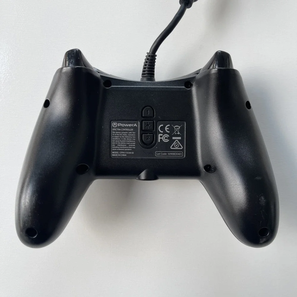 PowerA Xbox One Spectra Wired Controller Model CPFA115536-02 Black